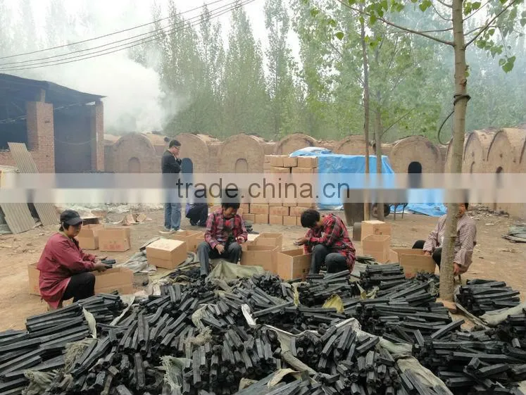 smokeless and odorless machine-made charcoal for BBQ