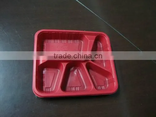 biodegradable disposable plastic take away food box making machine