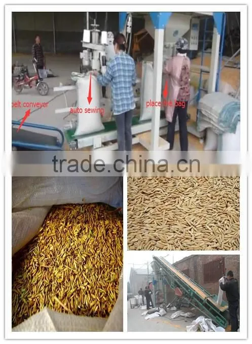 PLC Microprocessor control paddy rice sewing bagging machine
