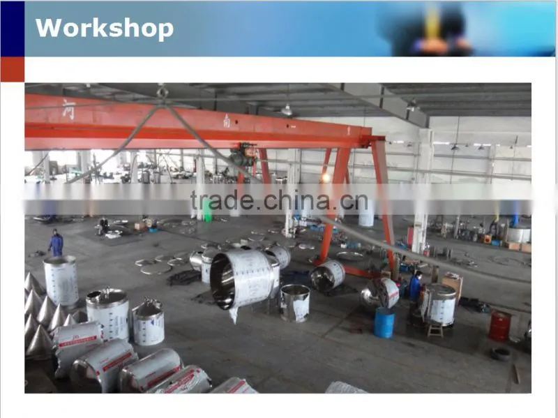stainless steel cooling and heating tank / agitor tank / mixing tank / jacket tank