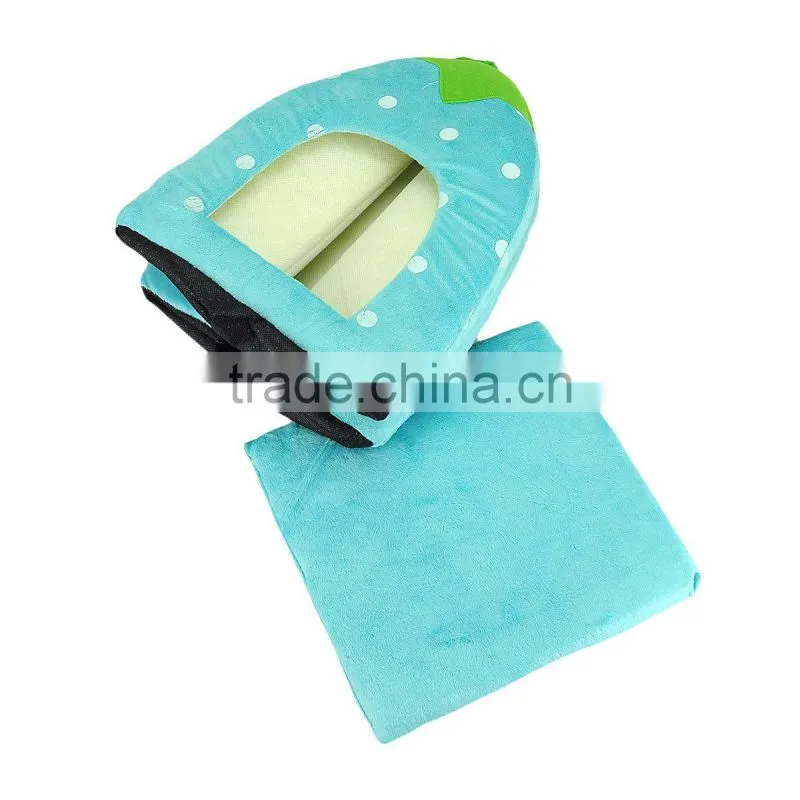 New Arrival Foldable Strawberry Shape Sponge Pet House Dog Cat Kennel S