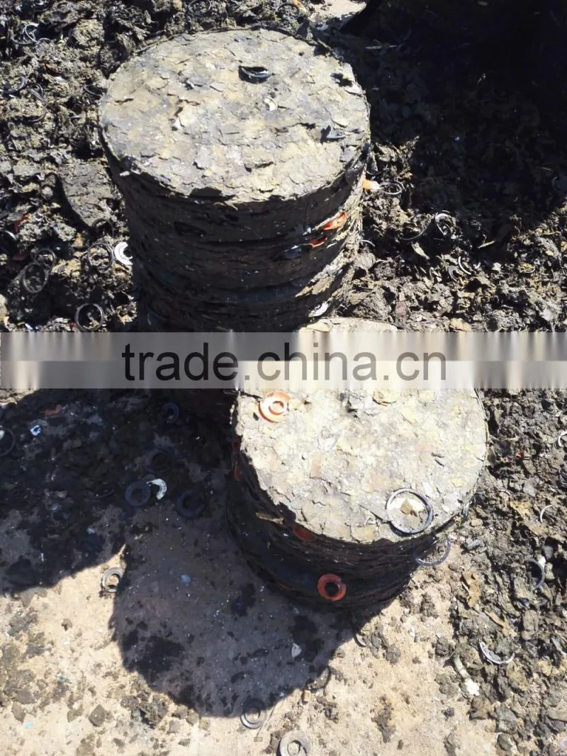 recycling waste engine oil filter processing plant