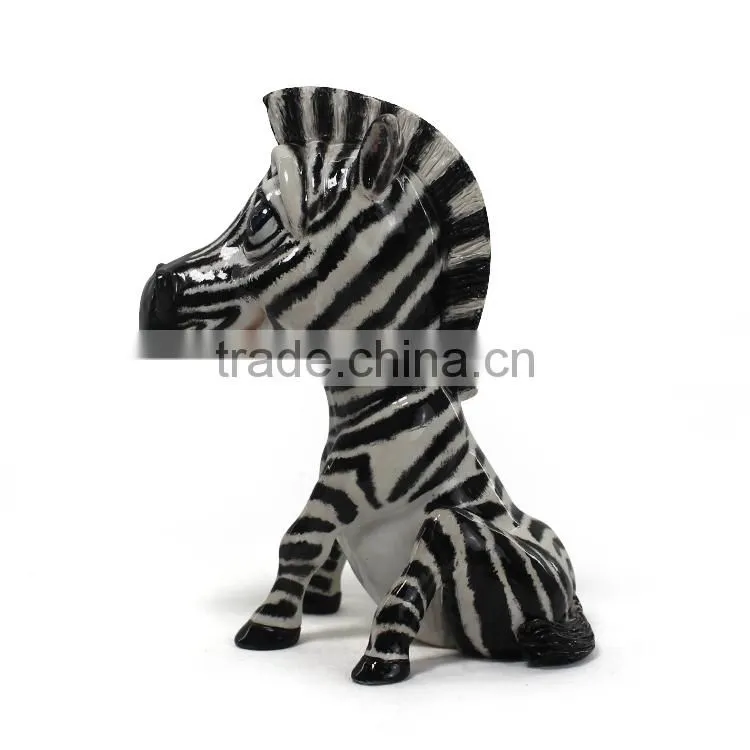 2015 polyresin zebra statues for sale