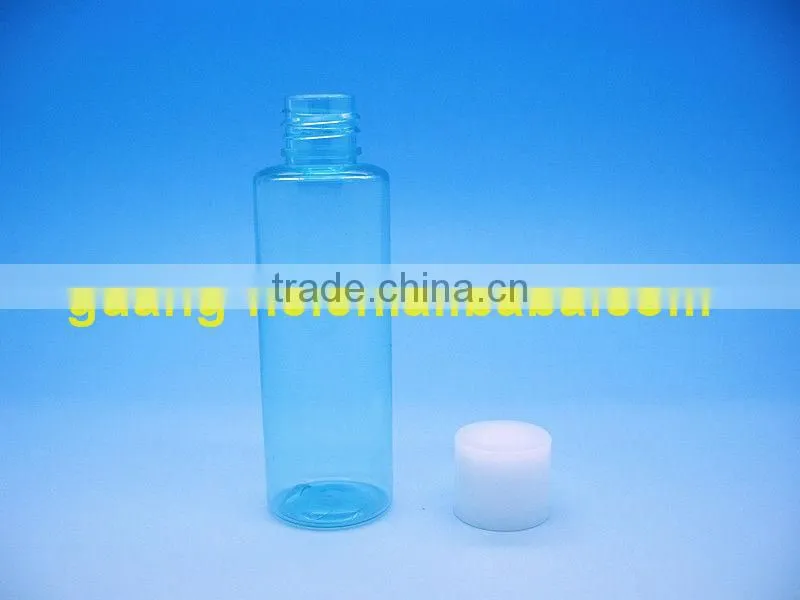 100ml PLA plastic lotion bottles with a screw cap, printing and painted -100% compostable
