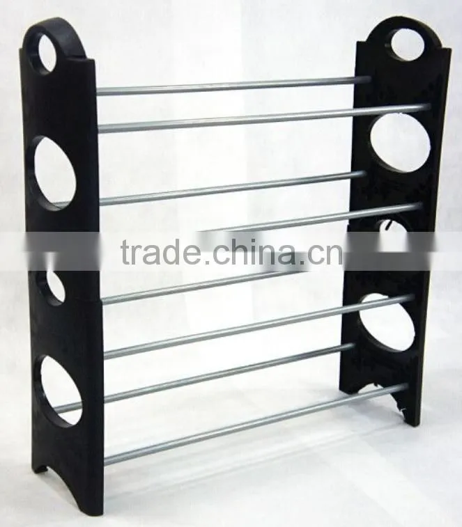 Store More Shoe Tower Space Saving Rack Shoe Storage with 4 Tier