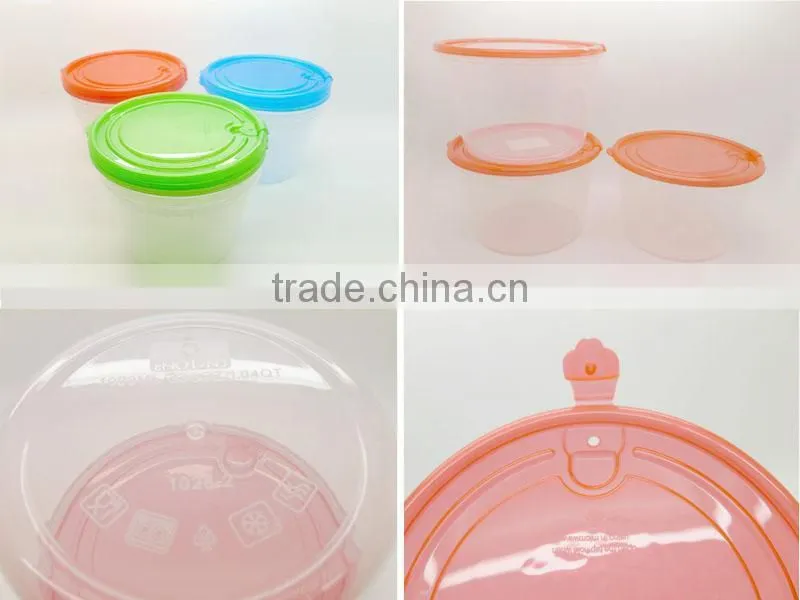 plastic fresh keeping box 3pcs set
