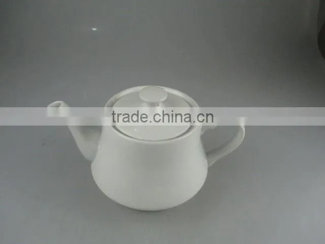 Stocklot white cheap ceramic teapot