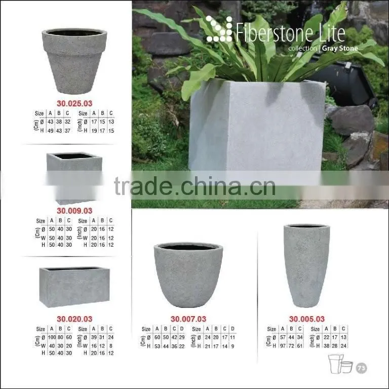 Vietnam Large Fiberglass Poly garden planter