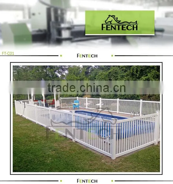 high quality safety vinyl swimming pool fence