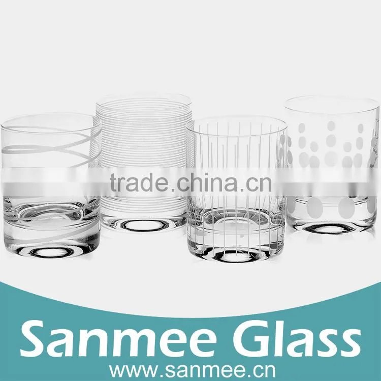 Home Use New Product Glassware Round Bottom Old Fashioned Glasses