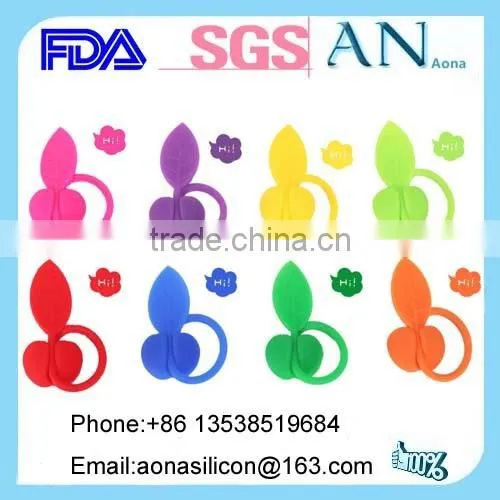 manufacture fashion leaf shape earphone headphone organizer