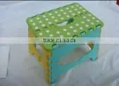 Plastic outdoor folding stool for easy carry