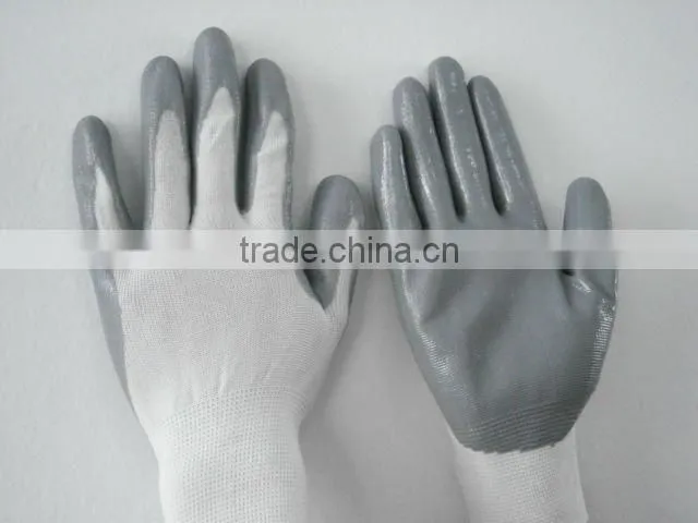 13gauge nitrile coated nylon glove