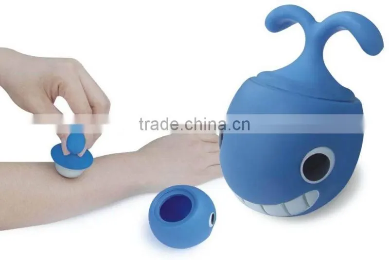 Whale shape massager