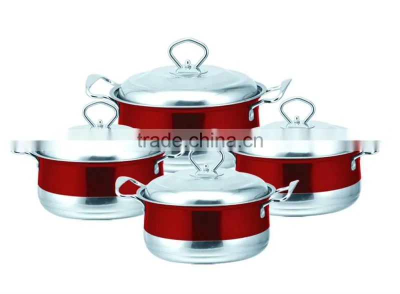 LYJSD 4sets Stainless Steel Cookware Set