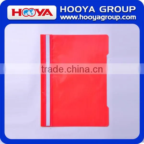 wholesale promotional cheap stationery transparent plastic A4 paper file