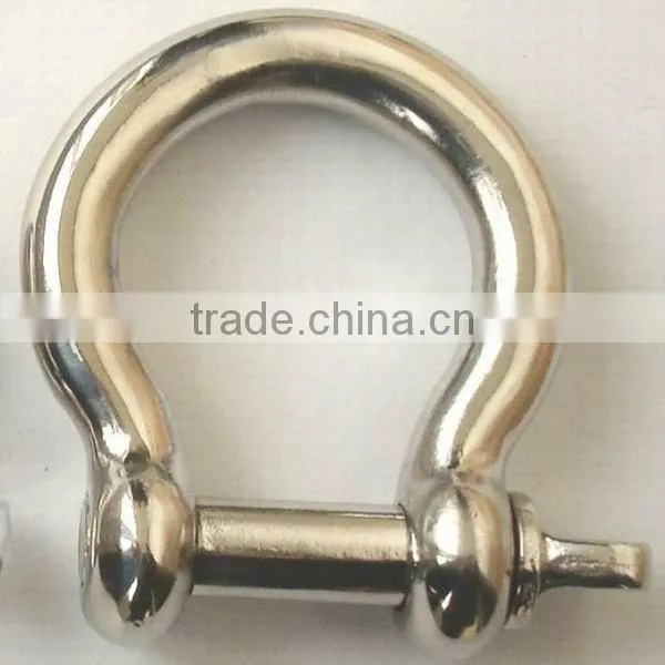 D shackle for anchor chain