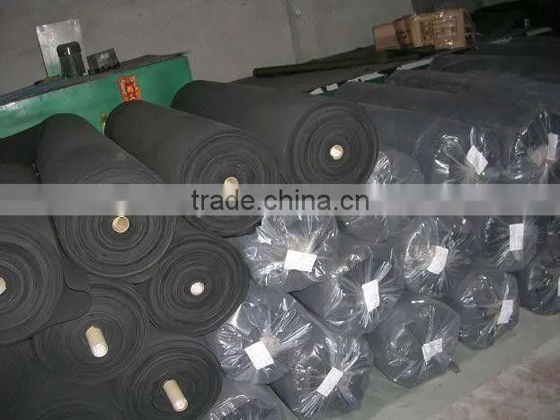 6mm neoprene rubber sheet with nylon fabric neoprene coated with cellular rubber