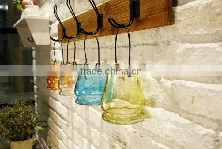 Multicolour Glass Candle Holder Fashion Mousse Small Vase Ball Custom Wholesale Wedding Decoration Candlestick