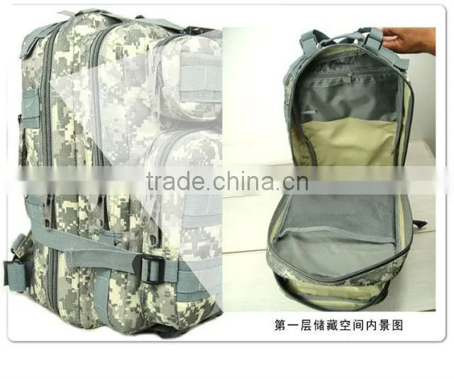Outdoor Sports 3P bag Tactical Military Backpack for Camping Hiking Trekking Wholesale