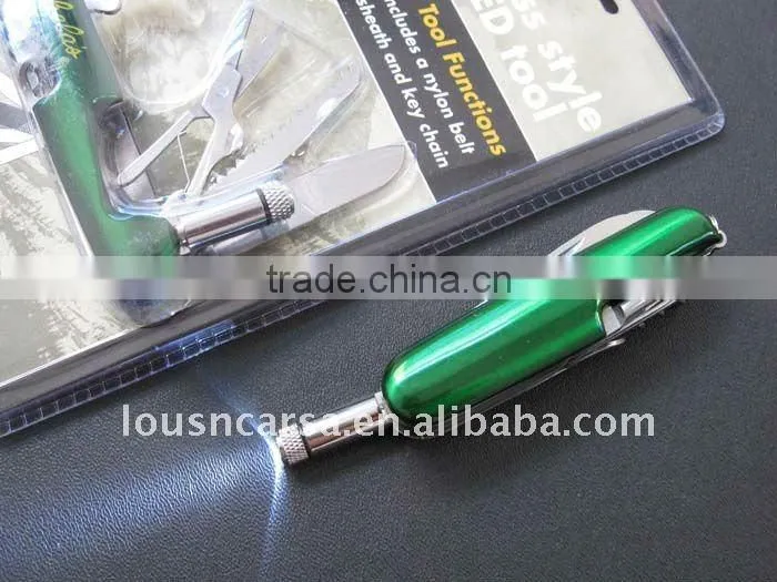 Outdoor multi-knife (semi-automatic LED light)&multi-tools