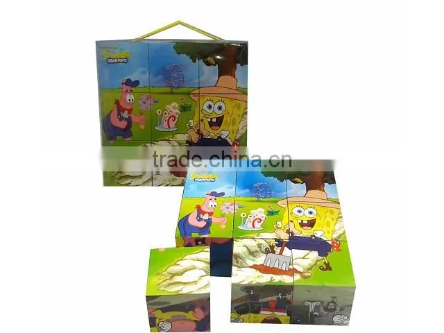 hot educational block toy plastic puzzle box for gift