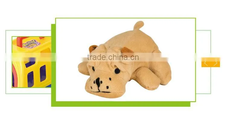 Latest kids pretend play set plush pet toys imported from china