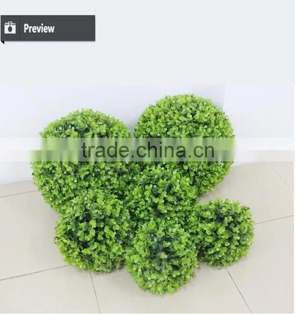 Artificial boxwood topiary decorative grass ball for garden