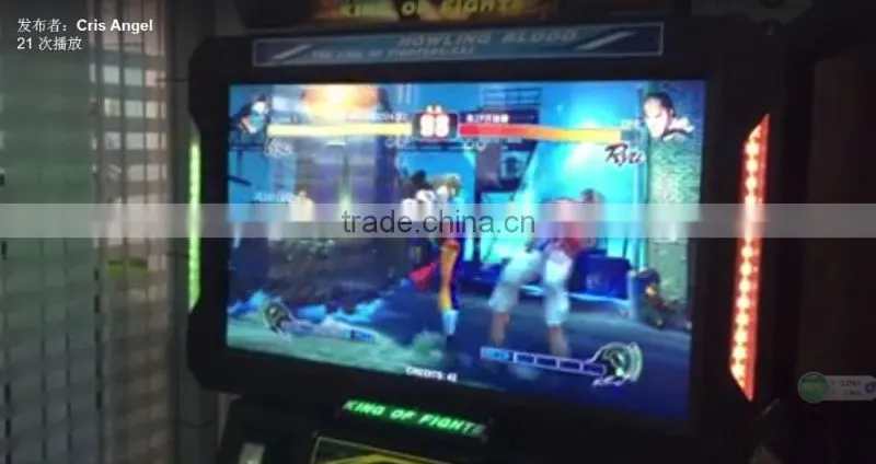 55 inch 3D monitor arcade coin operated 3D street fighter 4 arcade video boxing machine Mongolia street fighter 2 arcade