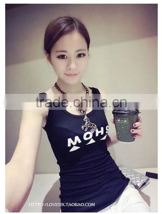 Stylish tank tops in bulk waistcoat for girls top printing designs