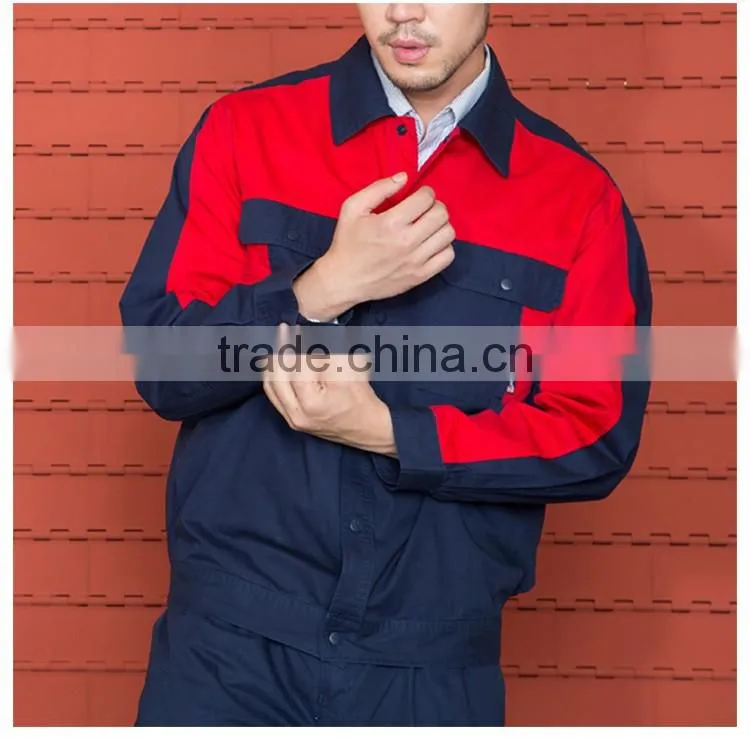 OEM Mechanical Workshop Summer Long Sleeve Cotton Men Work Uniform Shirt