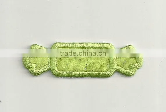 Custom high quality embroidered creative food patch for clothes embroidery patch made in china choose size/color