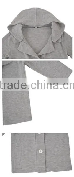 2014 New boy's single breasted hoodie cardigan sweater