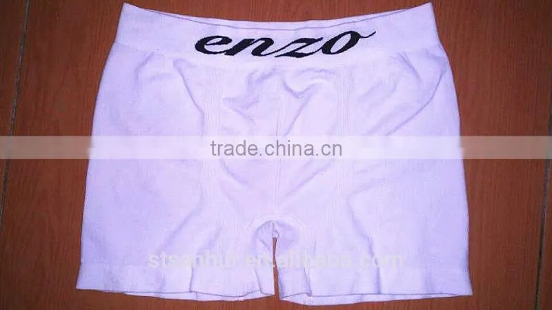 High quality fancy striped men seamless boxer briefs