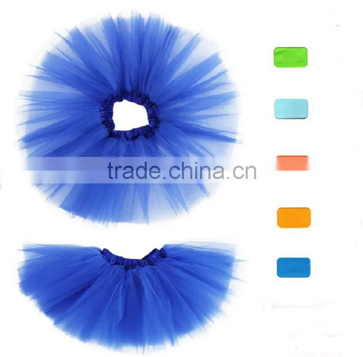 Brightly Lim Green petti skirt/ballet tutu for girls children tulle skirt performance wear