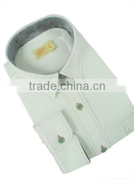 custom army style contrast color oxford shirt