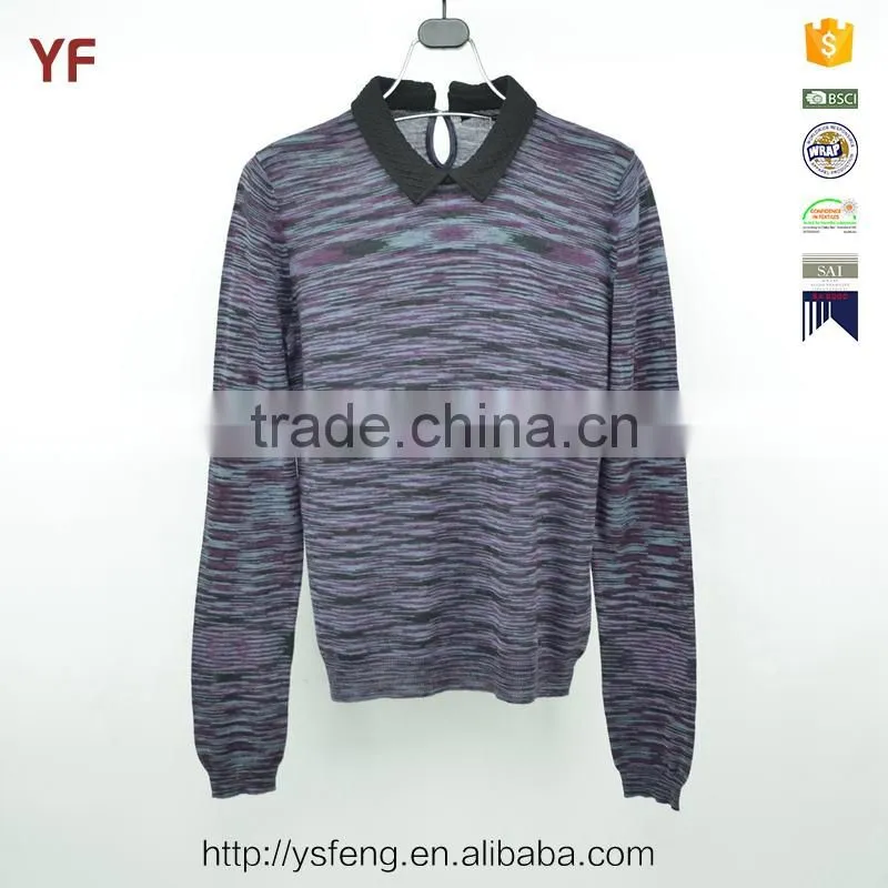 Knitting Polo Sweater Designs For Women 2015