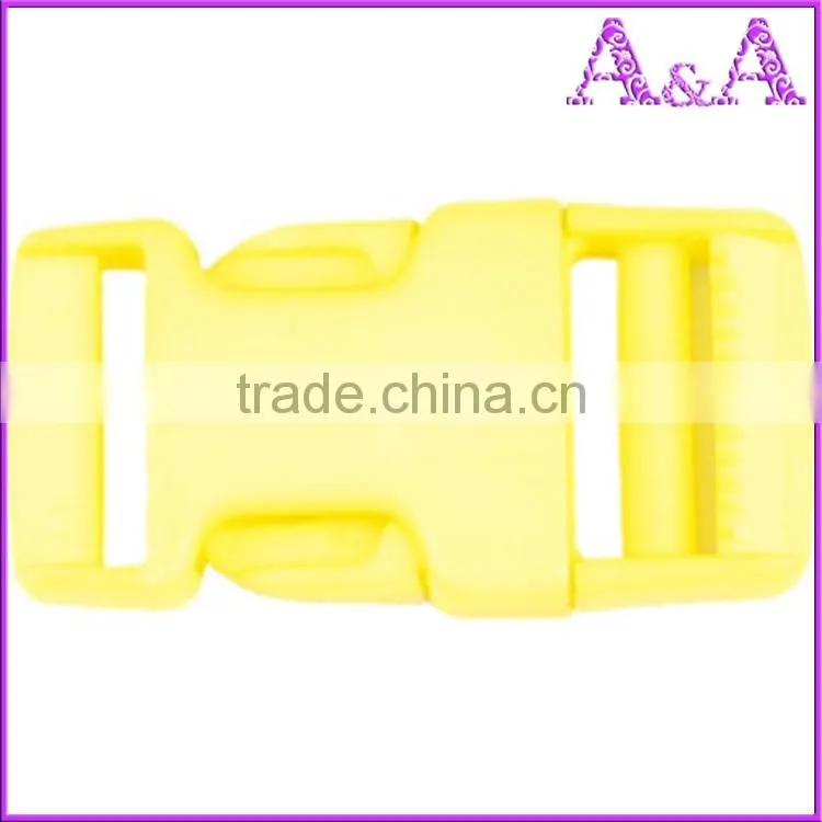 3/8" colored plastic tri-glide buckle slide buckle adjustable buckle for strap