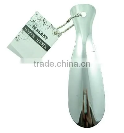 Metal type short handled firm shoe horn