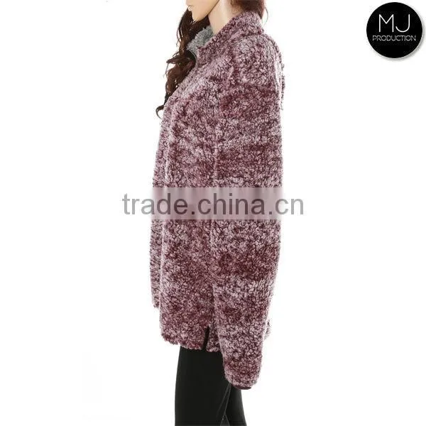 Monogram Sherpa Pullover