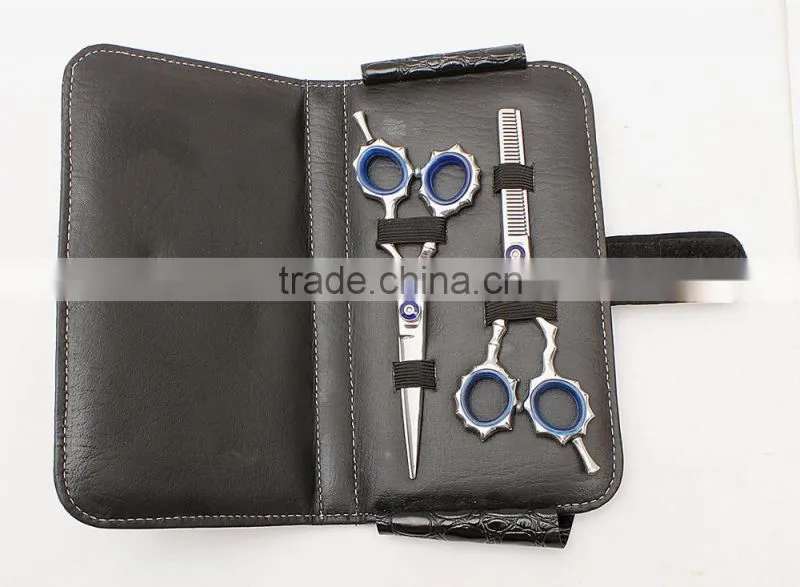 Silver Swivel Scissor fixed finger rest