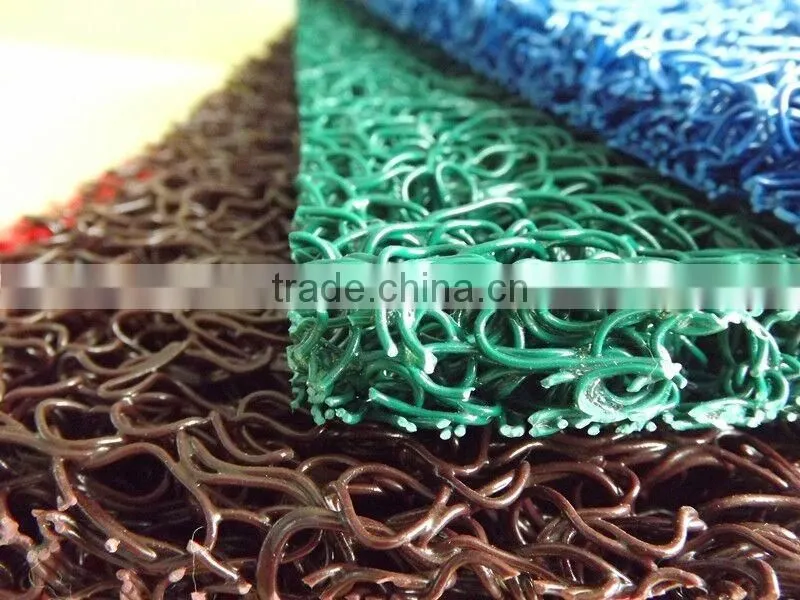 New design noodle customerized pvc coil floor mat carprt