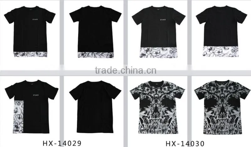 custom fashion plain high quality t shirts