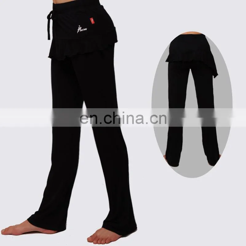 11112630 Viscose Fitness Pants with Skirt Yoga Pants