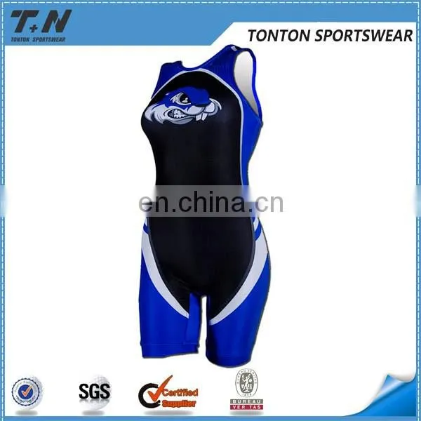 Wholesale Sublimated Custom Women's Wrestling Singlet