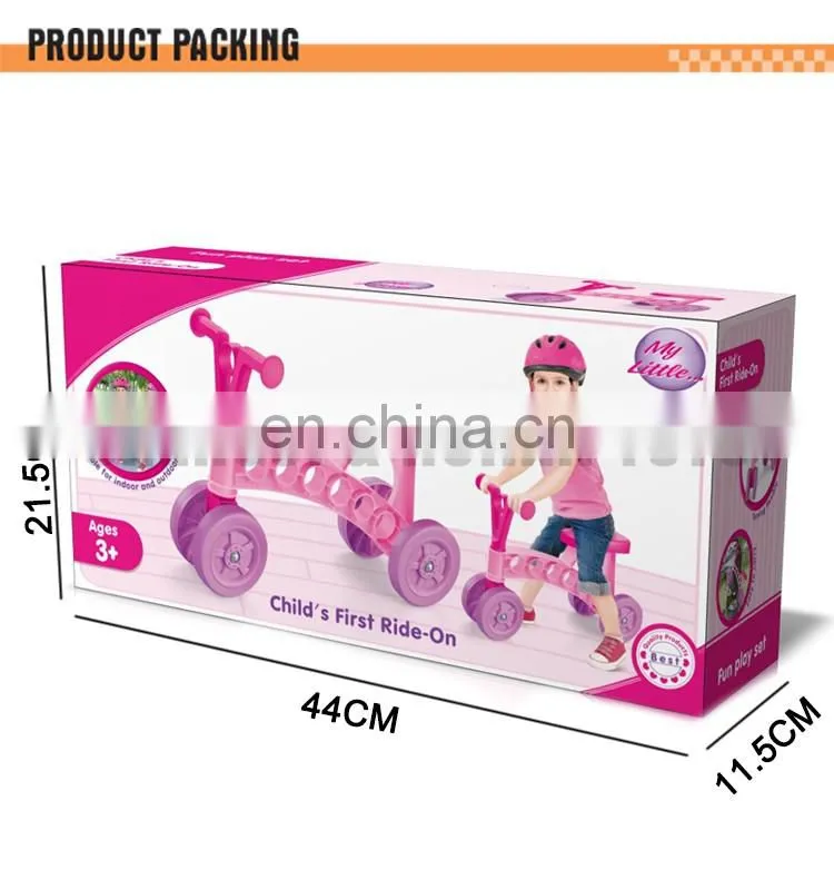 Plastic swing car ride on toys baby walking pink ride on toy china wholesale