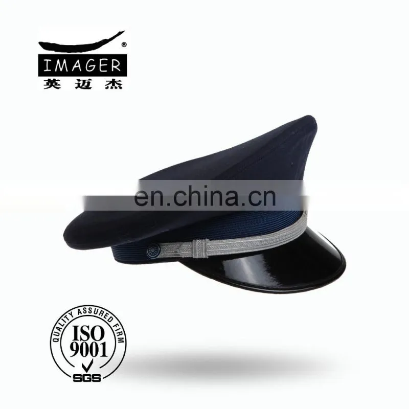 Customized Air Defence Forces Senior Chief Cap with Embroidery for Militray Officers