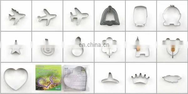 new arrival fast delivery custom letter shape cookie cutter