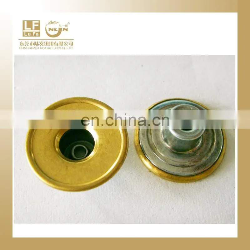 27L antique brass denim jeans button