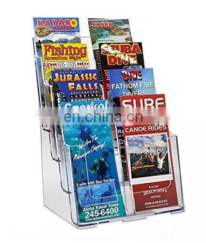 cheap clear acrylic stand brochure holder whosesales